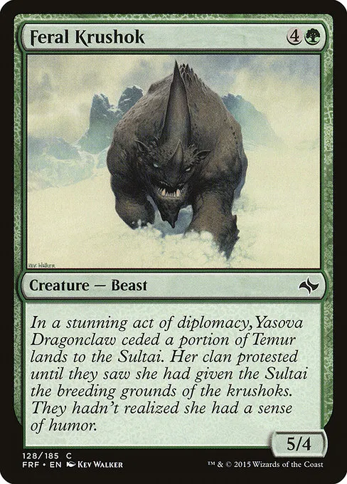 Feral Krushok · Fate Reforged 128/191