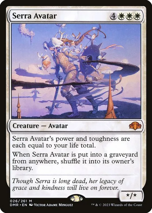 Serra Avatar · Dominaria Remastered 26/457