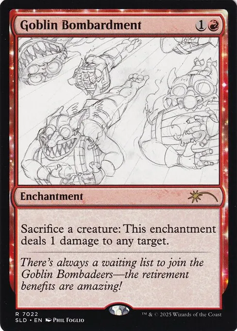 Goblin Bombardment · Secret Lair Drop 7022/2547