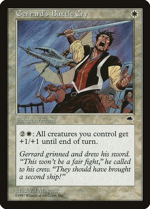 Gerrard's Battle Cry · Tempest 21/350