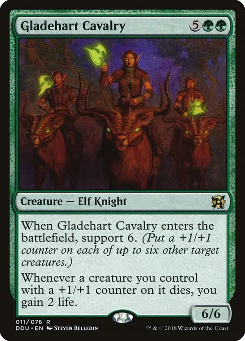 Gladehart Cavalry · Duel Decks: Elves vs. Inventors 11/76