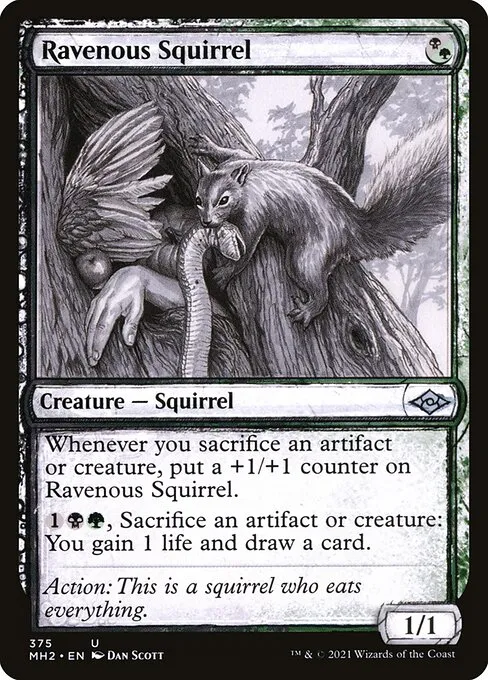 Ravenous Squirrel · Modern Horizons 2 375/493