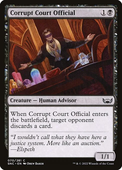 Corrupt Court Official · Streets of New Capenna 70/513