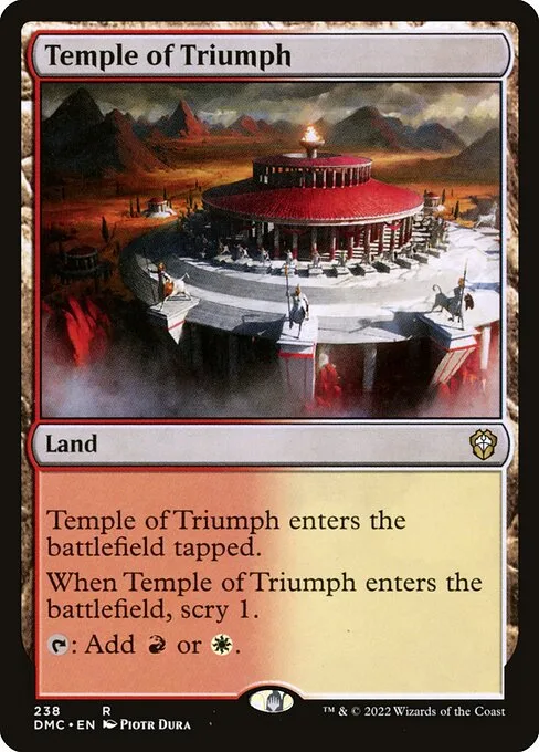 Temple of Triumph · Dominaria United Commander 238/240