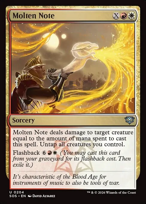 Molten Note · Secrets of Strixhaven 204/368