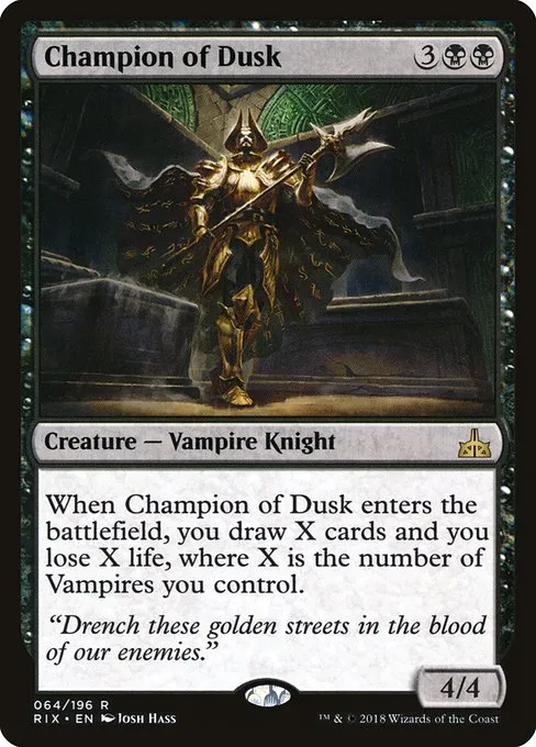 Champion of Dusk · Rivals of Ixalan 64/205