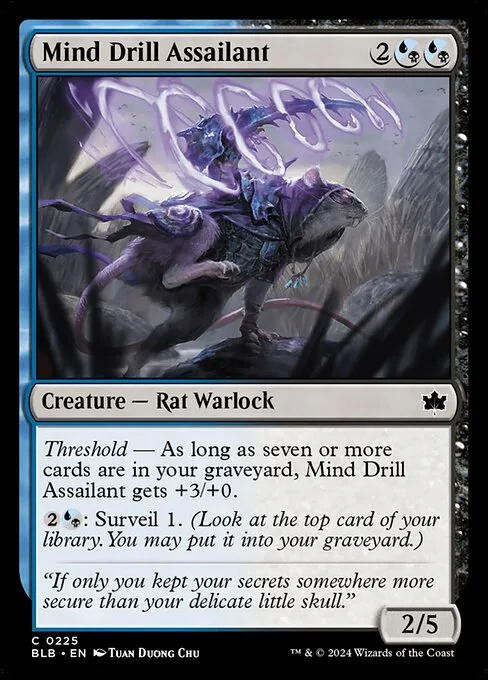 Mind Drill Assailant · Bloomburrow 225/398