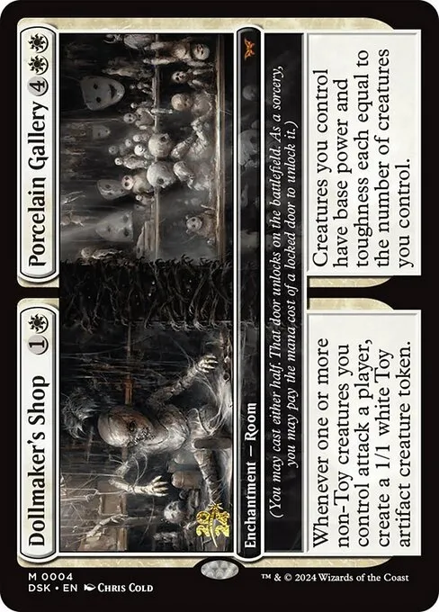 Dollmaker's Shop // Porcelain Gallery · Duskmourn: House of Horror Promos 4s/160