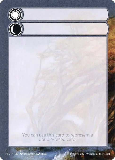 Double-Faced Substitute Card · Innistrad: Midnight Hunt Substitute Cards 1/9