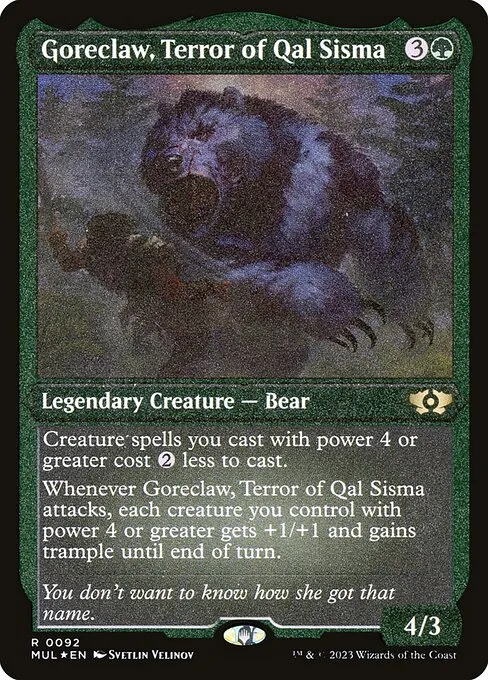 Goreclaw, Terror of Qal Sisma · Multiverse Legends 92/261