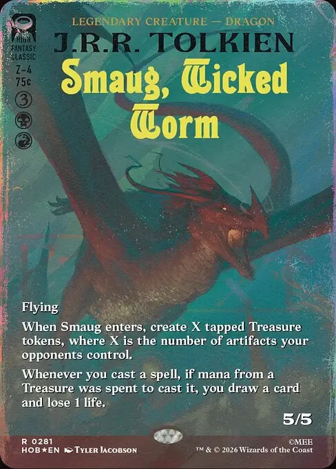 Smaug, Wicked Worm · The Hobbit 281/39