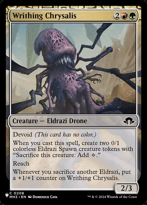 Writhing Chrysalis · The List MH3-208/5050