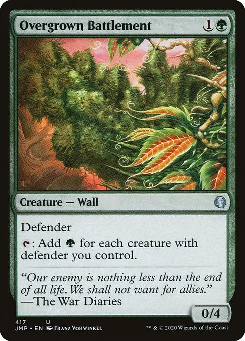 Overgrown Battlement · Jumpstart 417/497