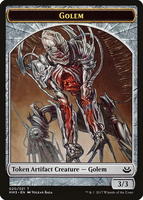 Golem · Modern Masters 2017 Tokens 20/21