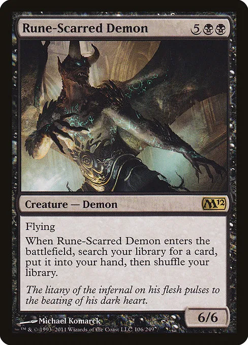 Rune-Scarred Demon · Magic 2012 106/249