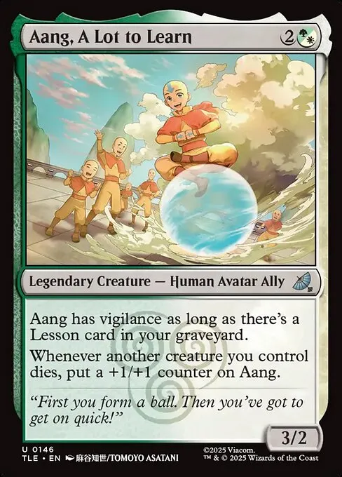 Aang, A Lot to Learn · Avatar: The Last Airbender Eternal 146/317