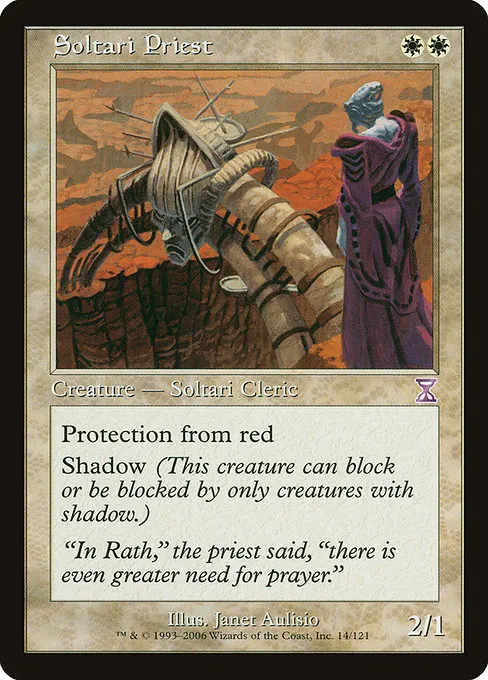 Soltari Priest · Time Spiral Timeshifted 14/121