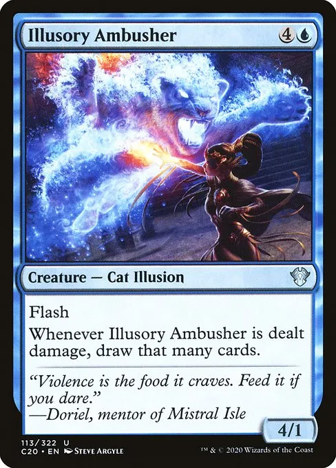Illusory Ambusher · Commander 2020 113/322