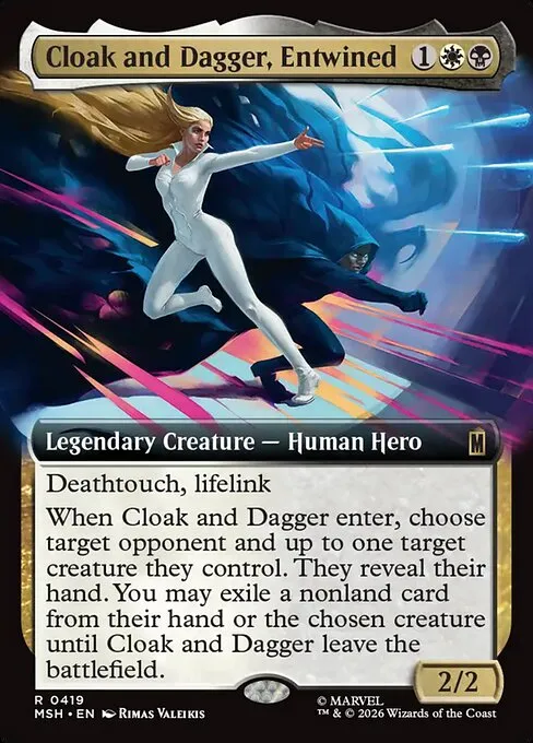 Cloak and Dagger, Entwined · Marvel Super Heroes 419/24