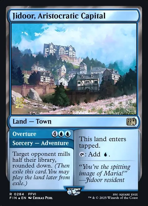 Jidoor, Aristocratic Capital // Overture · Final Fantasy Promos 284s/94