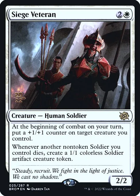 Siege Veteran · The Brothers' War Promos 25s/171