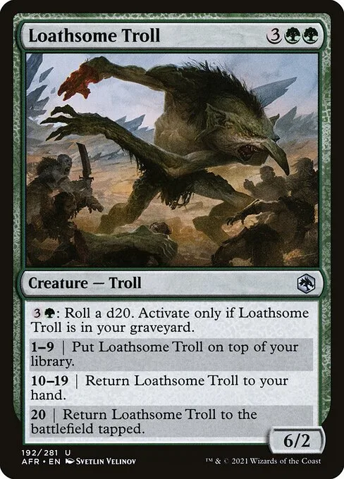 Loathsome Troll · Adventures in the Forgotten Realms 192/424
