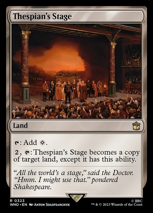 Thespian's Stage · Doctor Who 323/1178