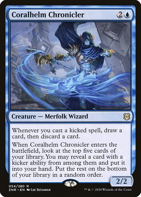 Coralhelm Chronicler · Zendikar Rising 54/407