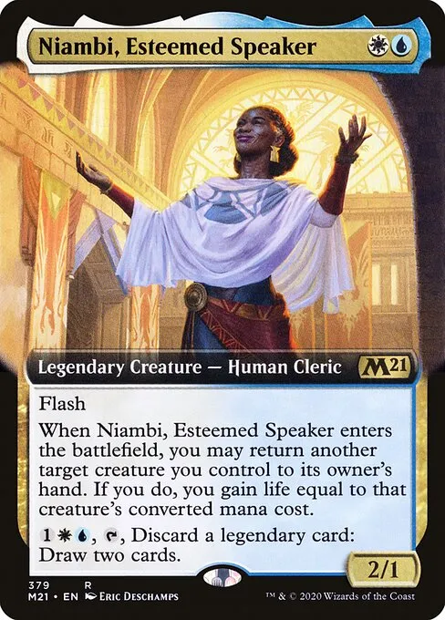 Niambi, Esteemed Speaker · Core Set 2021 379/397