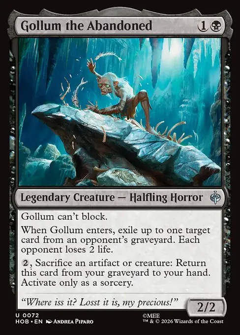 Gollum the Abandoned · The Hobbit 72/39