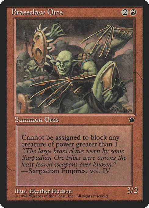 Brassclaw Orcs · Fallen Empires 49d/187