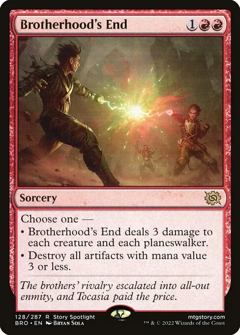 Brotherhood's End · The Brothers' War 128/399