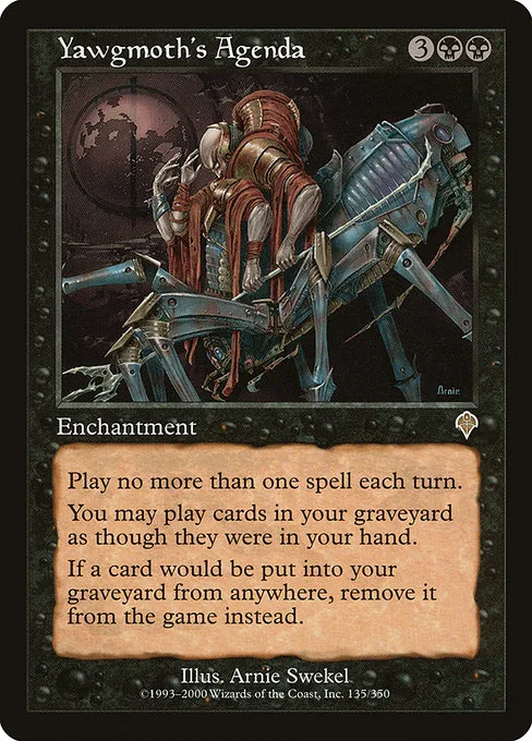 Yawgmoth's Agenda · Invasion 135/354