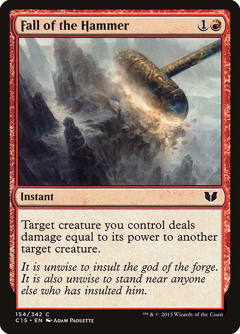 Fall of the Hammer · Commander 2015 154/342
