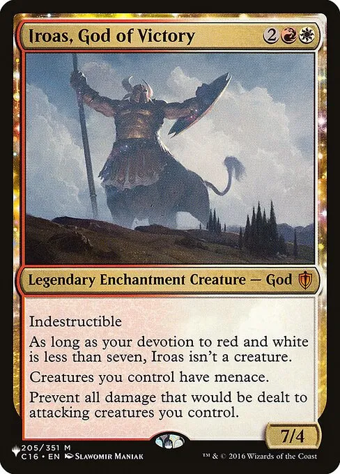 Iroas, God of Victory · The List C16-205/5050