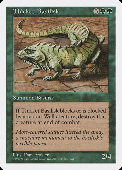 Thicket Basilisk · Fifth Edition 331/460