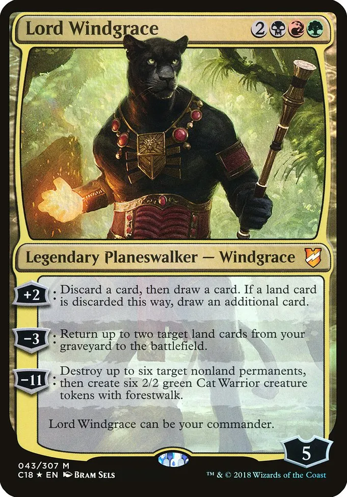 Lord Windgrace · Commander 2018 Oversized 43/4