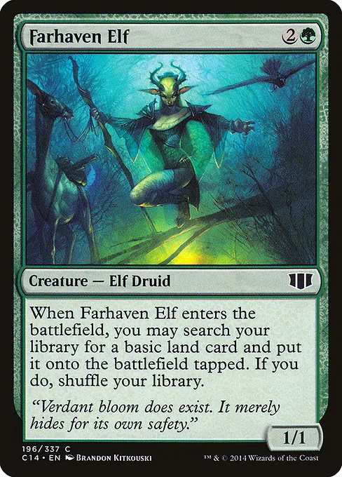 Farhaven Elf · Commander 2014 196/337