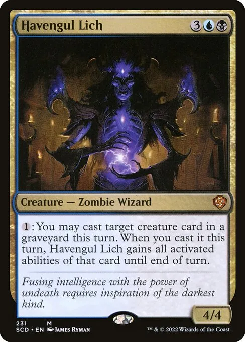 Havengul Lich · Starter Commander Decks 231/352