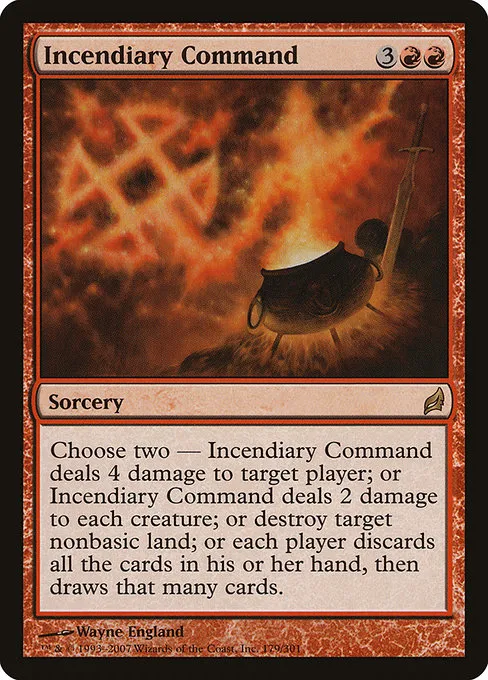 Incendiary Command · Lorwyn 179/301