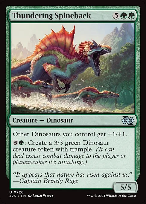 Thundering Spineback · Foundations Jumpstart 726/779