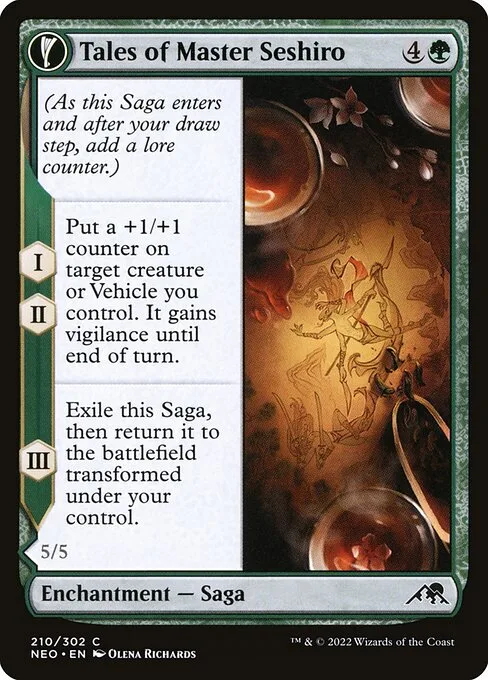 Tales of Master Seshiro // Seshiro's Living Legacy · Kamigawa: Neon Dynasty 210/531