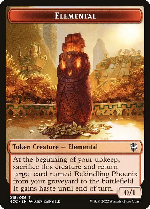 Elemental · New Capenna Commander Tokens 18/36