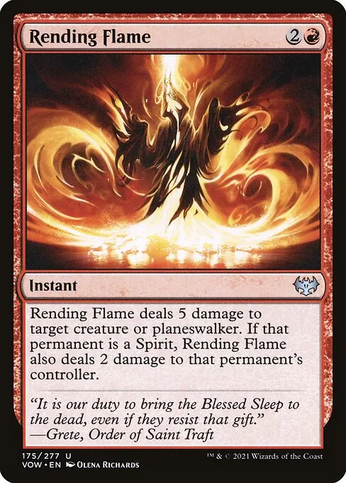 Rending Flame · Innistrad: Crimson Vow 175/423