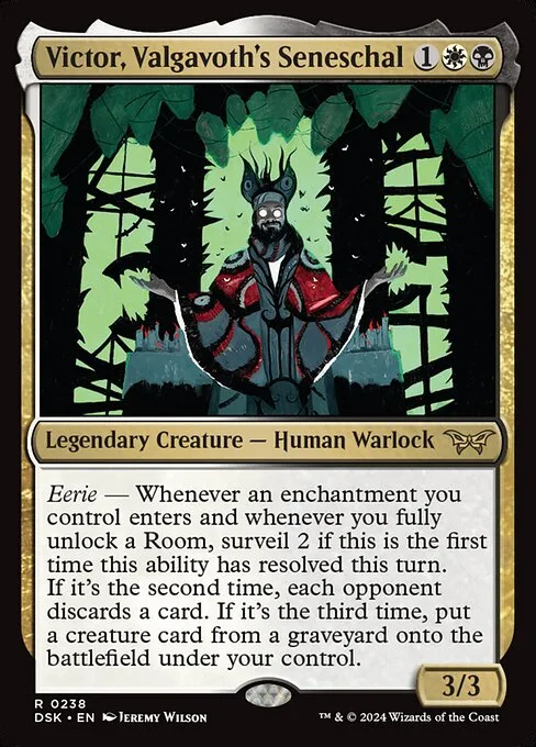Victor, Valgavoth's Seneschal · Duskmourn: House of Horror 238/419
