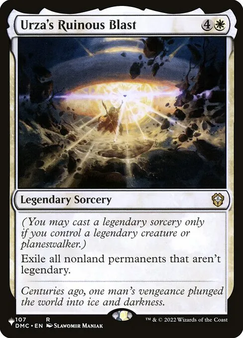 Urza's Ruinous Blast · The List DMC-107/5050