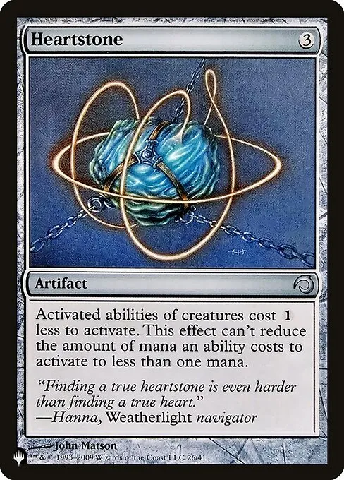 Heartstone · The List H09-26/5050
