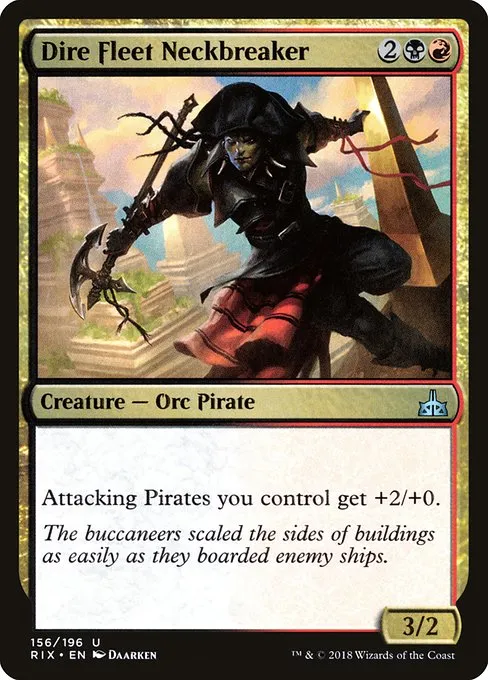 Dire Fleet Neckbreaker · Rivals of Ixalan 156/205