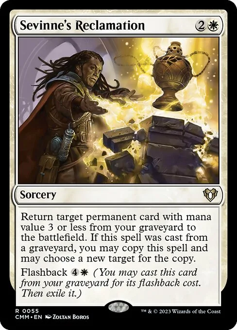Sevinne's Reclamation · Commander Masters 55/1067