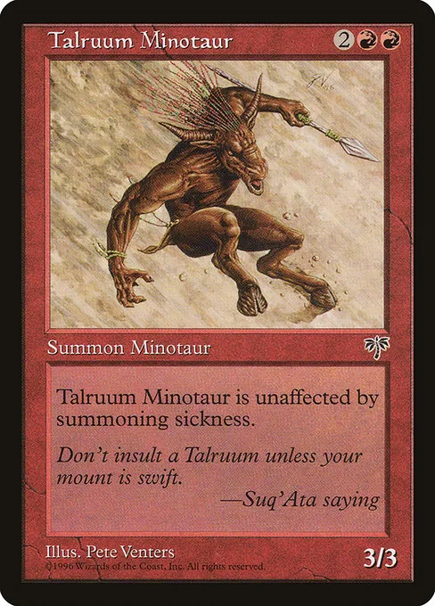 Talruum Minotaur · Mirage 196/353